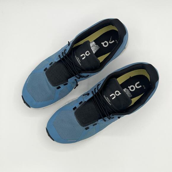 On Cloud 5 Running Shoes Mens Size 12 Niagara Blue Black Sneakers 59.98915 - Picture 4 of 9